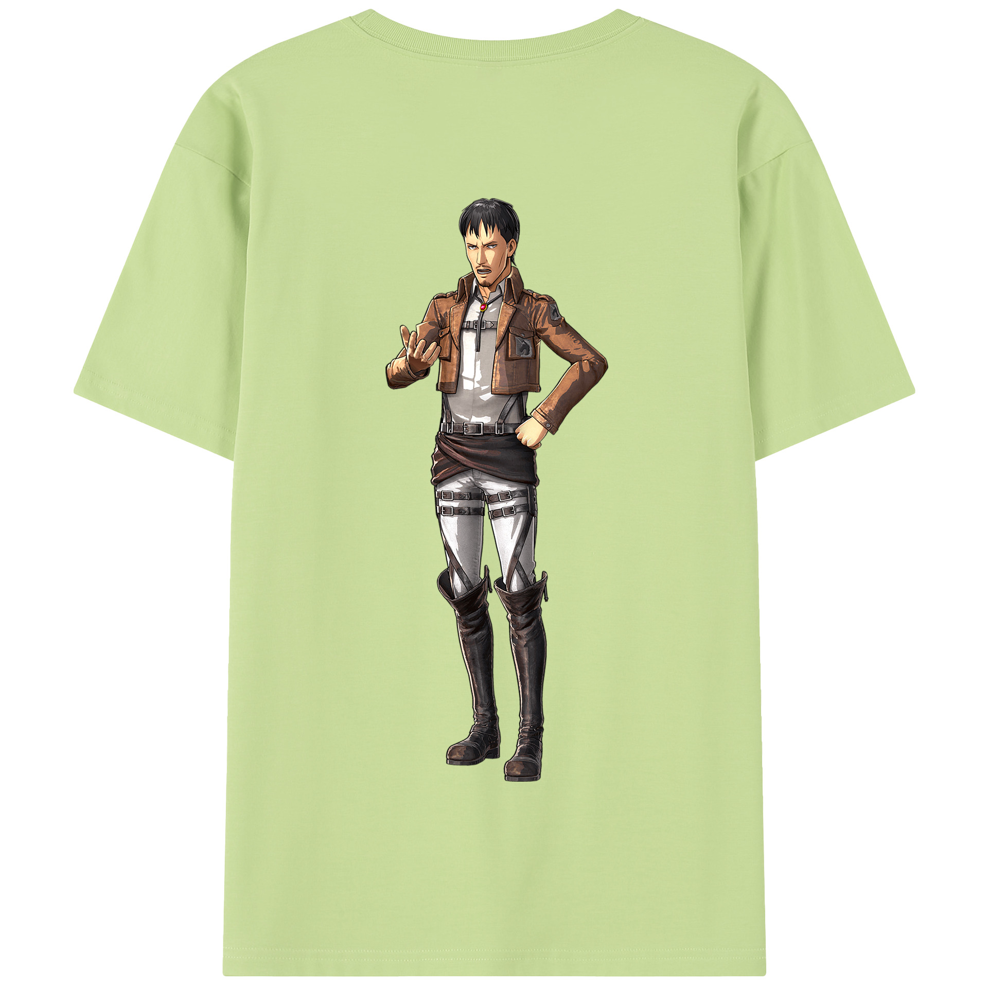 （画像用） 進撃の巨人 Attack on Titan 綿100％半袖Tシャツ（背面プリント）